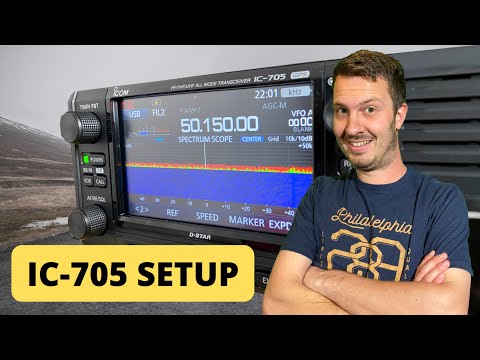 Icom IC-705 Basic Setup and Overview