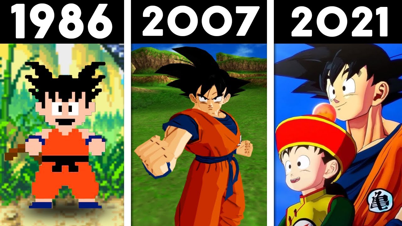 EVOLUÇÃO DO DRAGON BALL NOS GAMES
