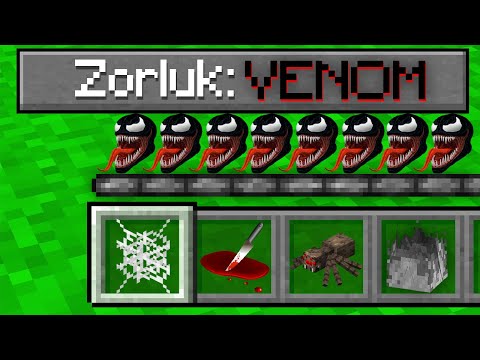 VENOM ZORLUK SEVİYESİ 😱 - Minecraft