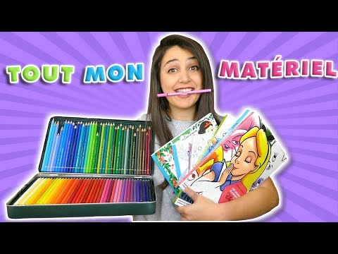 PRÉSENTATION DE MON MATÉRIEL DE DESSIN & COLORIAGE !!!