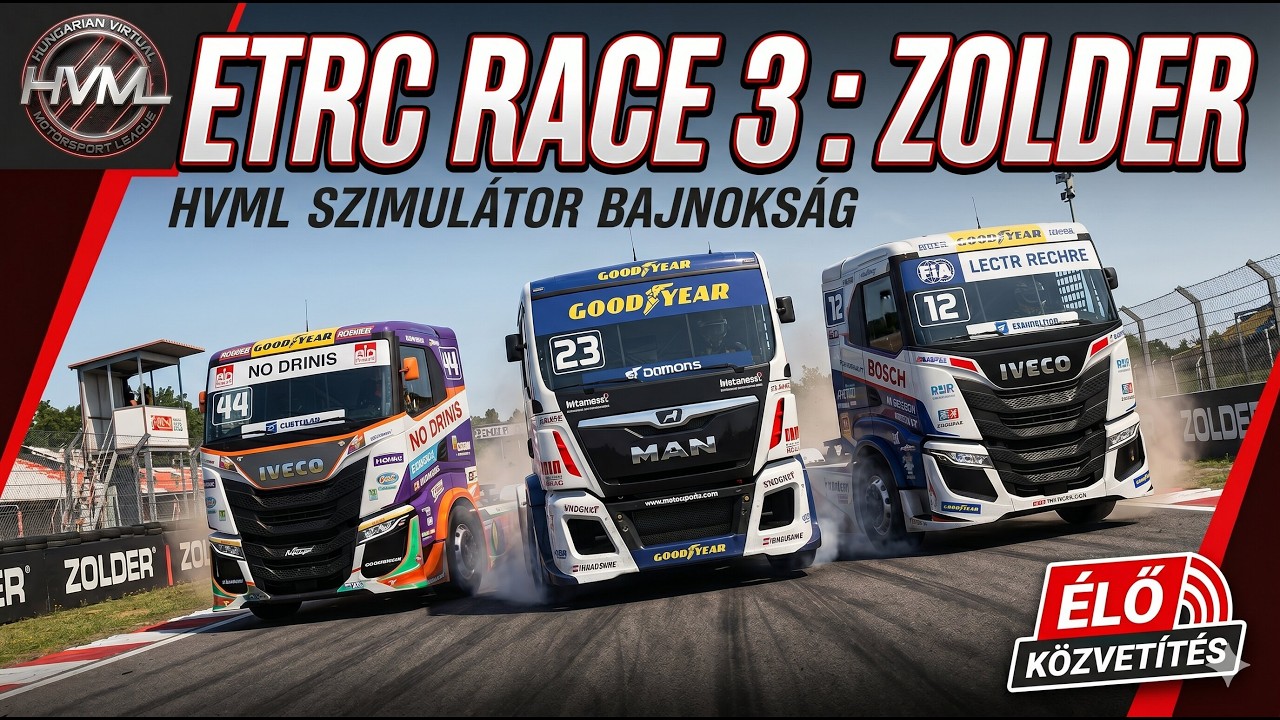 Hungarian Virtual Motorsport League | Assetto Corsa | ETRC | #03 Zolder
