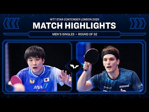 Tomokazu Harimoto vs Luka Mladenovic | MS R32 | #WTTLondon 2025
