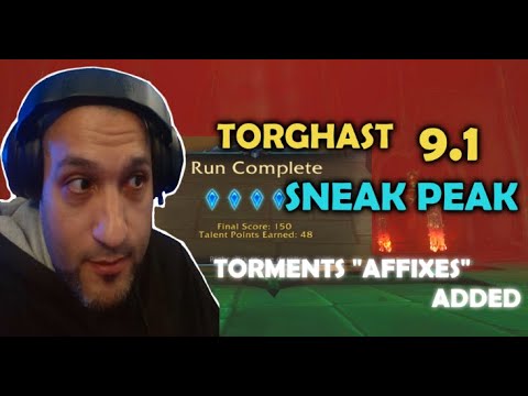 **Sneak Peak** 9.1: New Torghast with affixes (Torments)