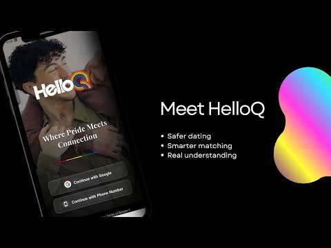 HelloQ: LGBTQ+ Dating & AI video thumbnail