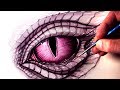 Painting A DRAGON EYE Time Lapse