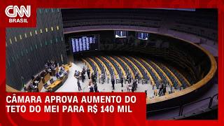 Vídeo: Câmara aprova aumento do teto do MEI para R$ 140 mil; texto vai ao Senado | HORA H