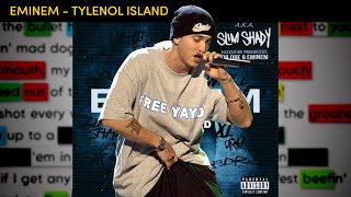 Eminem - Tylenol Island | Rhyme Scheme Highlighted