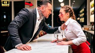 The Mafia Boss Saw The Bruised Waitress Eavesdropping With Trembling Hands—What He Did. #darkromance