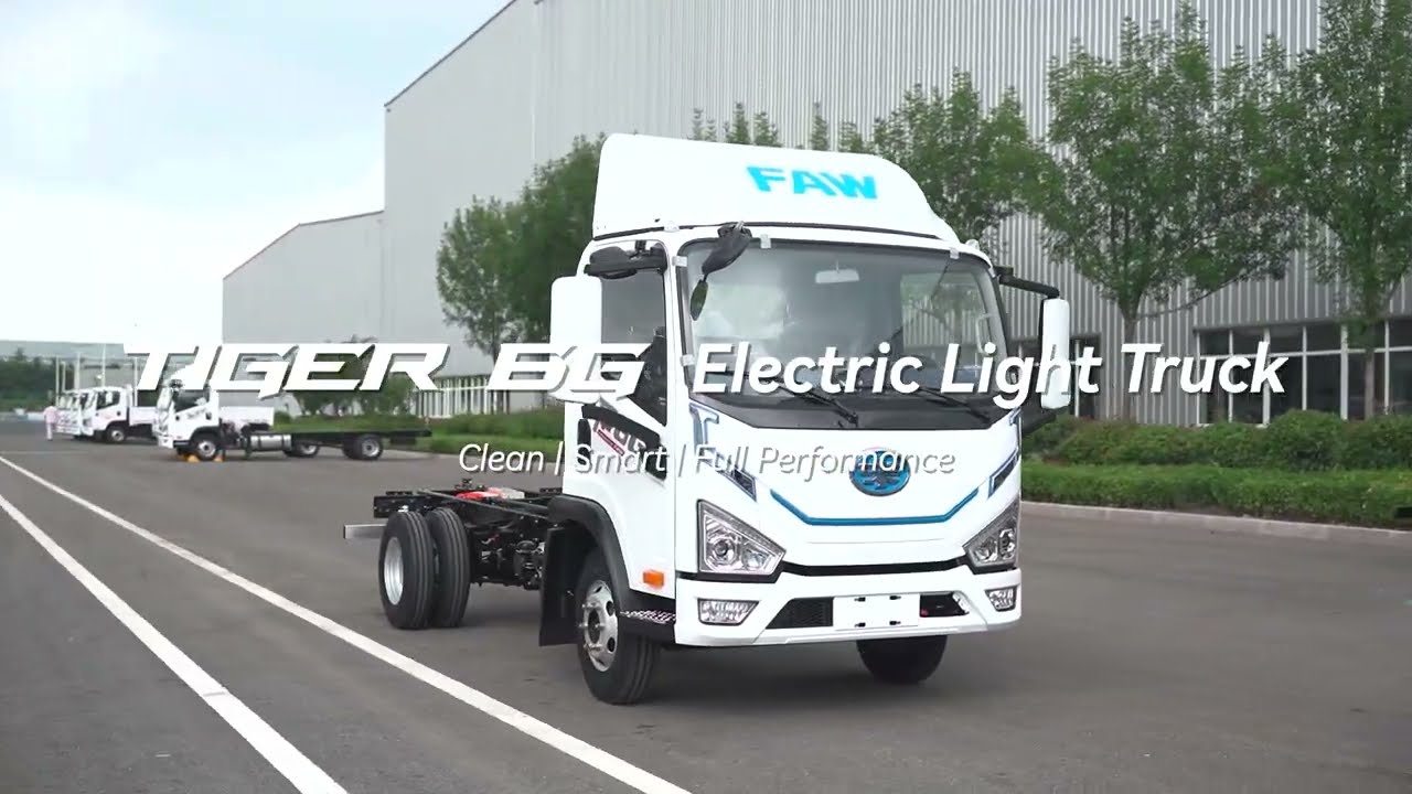 FAW Tiger 6G EV electric light truck — video thumbnail (YouTube)