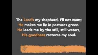 Psalm 23 (with Lyrics)