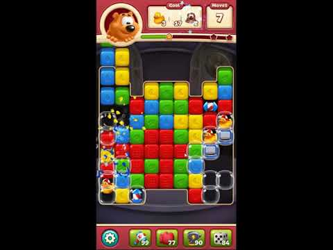 Toon Blast Level 3464 - NO BOOSTERS 🐻🐺🐱 | SKILLGAMING ✔️