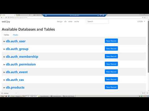 Web Development Using Web2py And Python Part 33