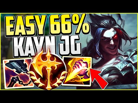 EASY 66% Win Rate Kayn Jungle BUILD/RUNES👌 | Kayn Jungle Guide Season 12 - League of Legends