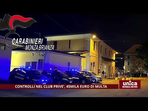 Controlli nel club privè, 45mila euro di multa