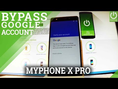 How to Bypass Google Verification in myPhone X PRO - Skip Google Sign In