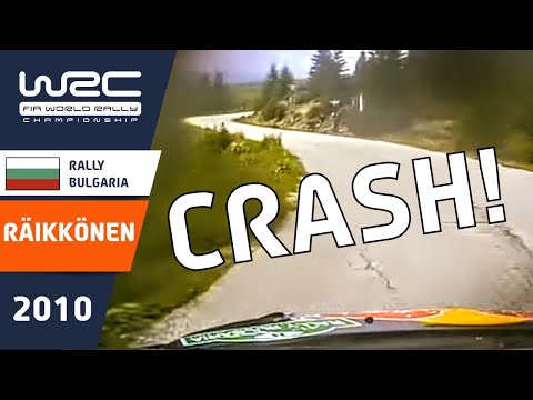 RÄIKKÖNEN CRASH! WRC onboard Rally Bulgaria 2010 Citroën C4 WRC stage 4