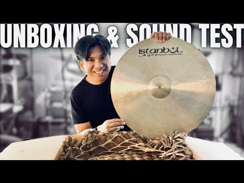 Brand New Istanbul Agop Cymbals — Unboxing & Sound Test!