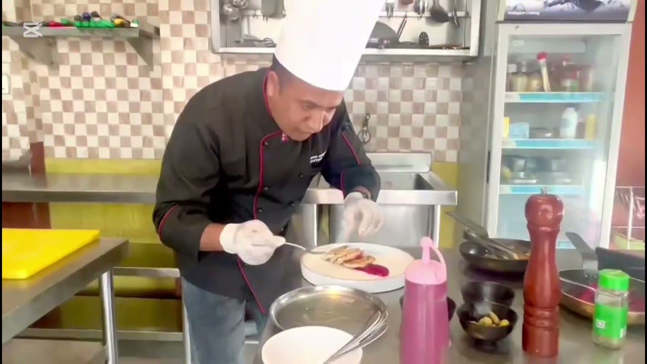 Preparing the grill chicken
