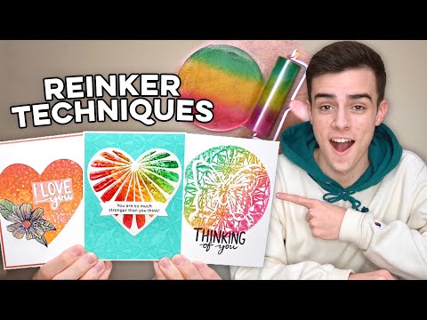 Card Making With Reinkers & Gel Press!