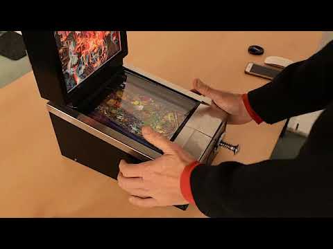 Prototype demo of the upcoming MiniPin. The IPAD pinball cabinet.