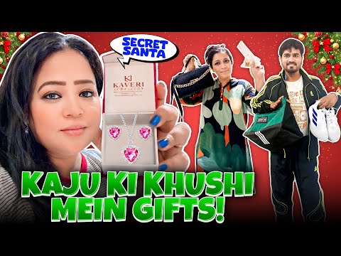 Kaju Ki Khushi Mein Mile Double Gifts Secret Santa Se 🎁 | Bharti Singh | Harssh Limbachiyaa | Golla