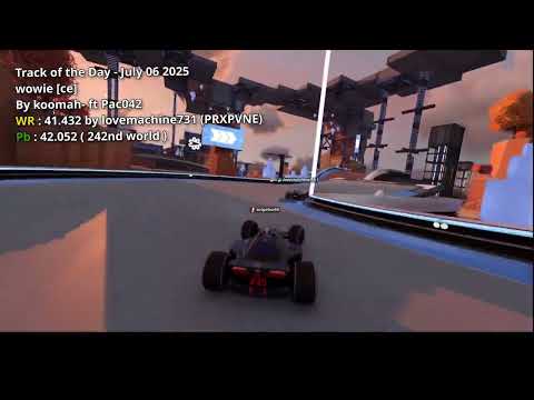 Trackmania TotD - 2025 07 06 - wowie [ce] Pb (242nd) vs WR