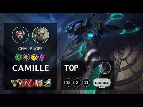 Camille Top vs Maokai - BR Challenger Patch 10.7