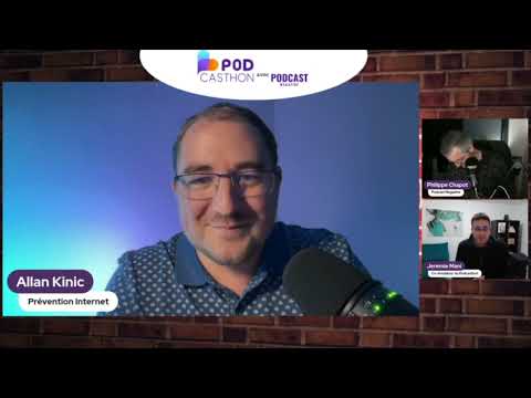 Allan Kinic en interview dans l'émission de Podcast Magazine "Le Grand Live Vidéo"