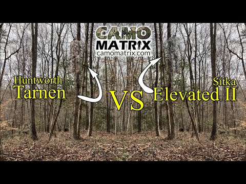 Viewer Requested - Huntworth Tarnen VS Sitka Elevated II with deer vision on 14 backgrounds