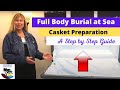 Burials at Sea - Military Full Body Burial with Casket - [Funerals Your Way]