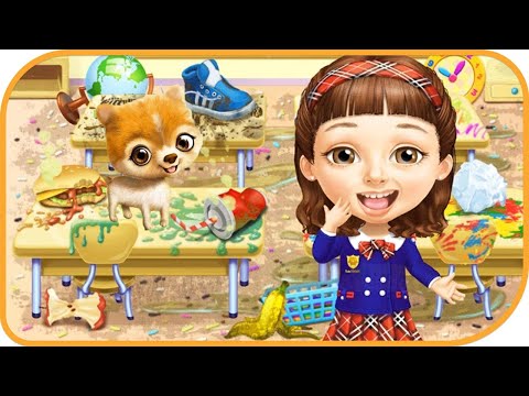 Sweet Baby Girl Cleanup 6 #5 - School Cleaning Game | TutoTOONS | Educational | HayDay - YouTube