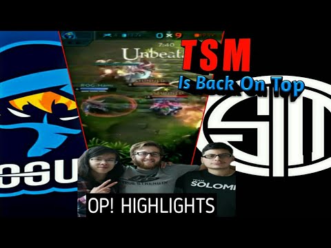 TSM is back! OP highlights from final TSM vs ROGUE {VAINGLORY}