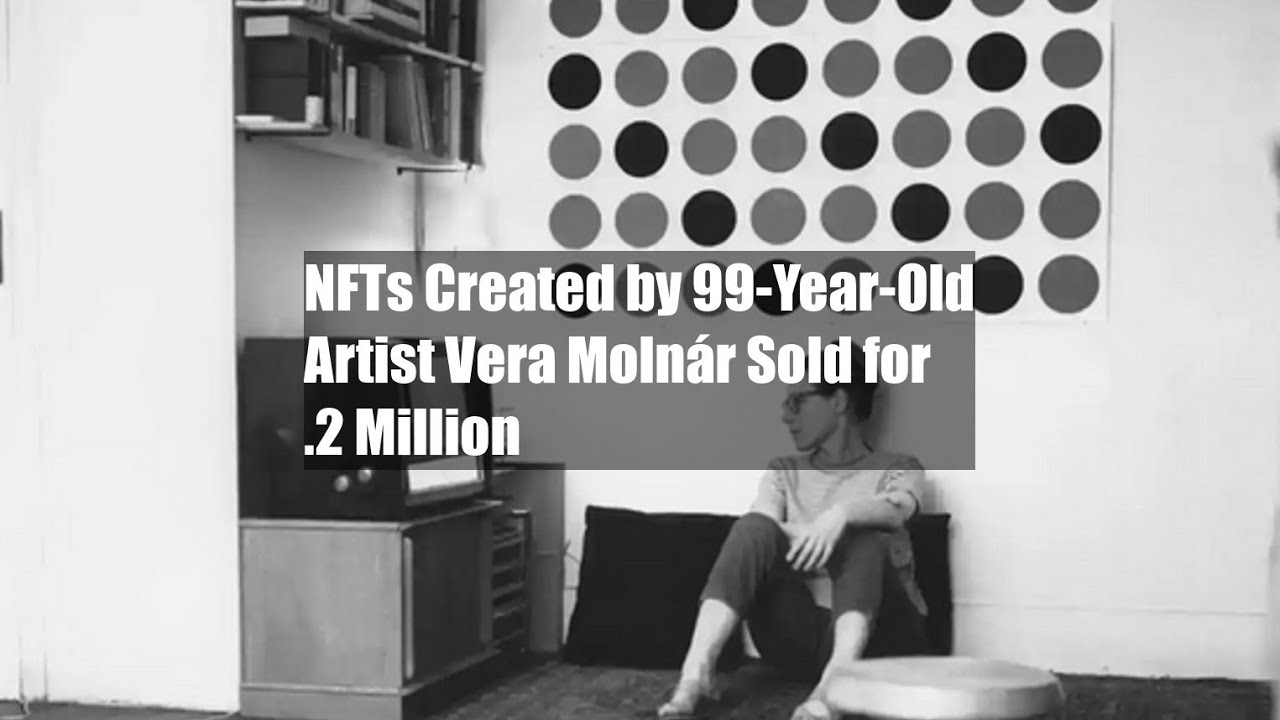 NFTs Created by 99-Year-Old Artist Vera Molnár Sold for $1.2 Million