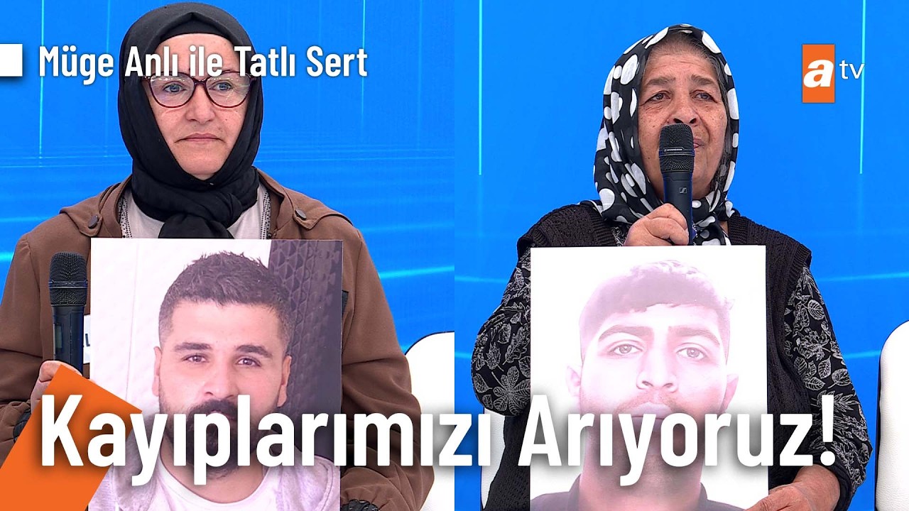 Aileler, kayıplarını aramak için stüdyomuzda! - Müge Anlı ile Tatlı Sert 25 Haziran 2026