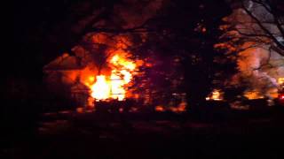 preview picture of video 'Stow, MA Structure Fire 01/22/2011'