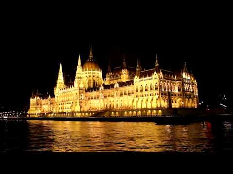 Ночной Будапешт. Прогулка по Дунаю. Парламент!!!