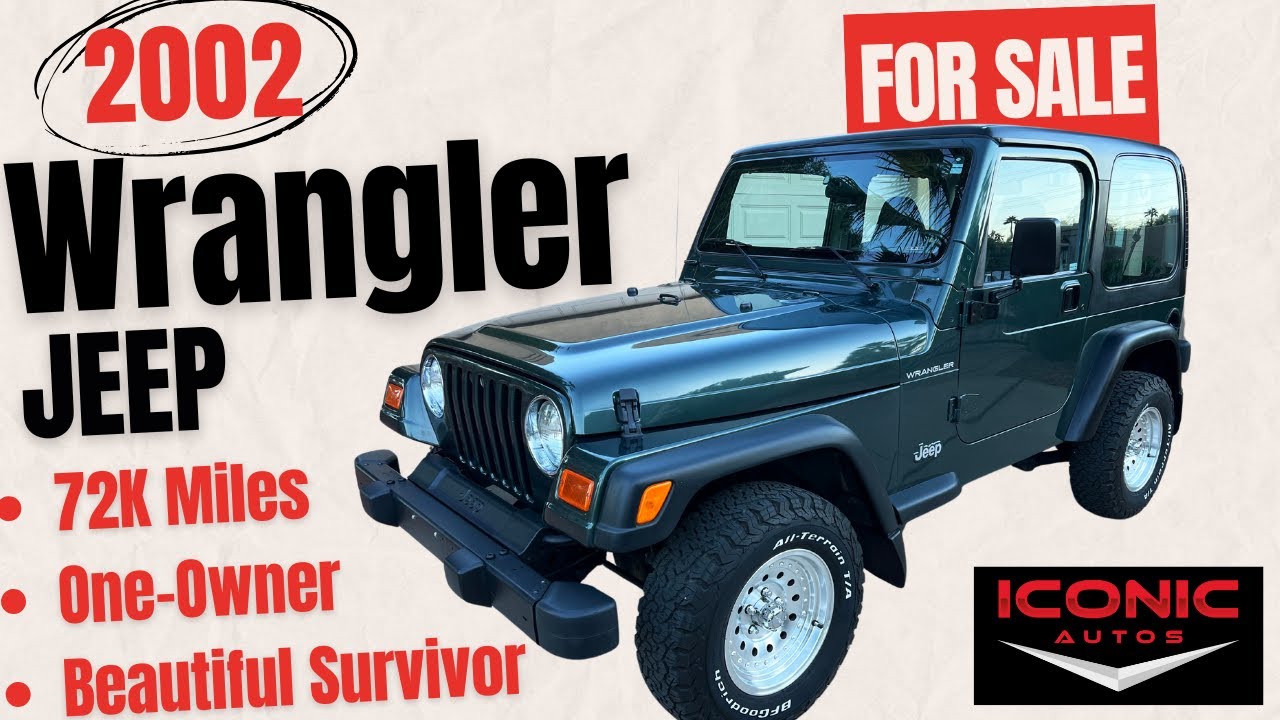 2002 Jeep Wrangler SE – Immaculate One-Owner Survivor ...