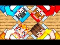 Una CHICA Atrapada En Una NOCHE De CHICOS En Minecraft