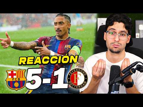 REACCIONANDO al Barcelona vs Feyenoord 5-1 *OTRA MANITA* | ByDiegoX10