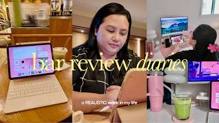 bar review diaries ⚖️ a REALISTIC week in the life of a working bar reviewee | study vlog