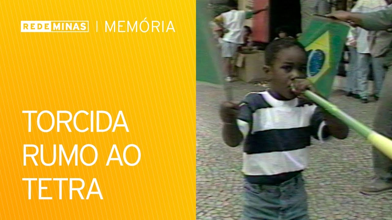 Torcedores se preparam para final da Copa do Mundo de 1994 [Rede Minas Memória]