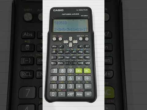 How to express number as product of prime factors using FACT function on Casio fx-100AU calculator