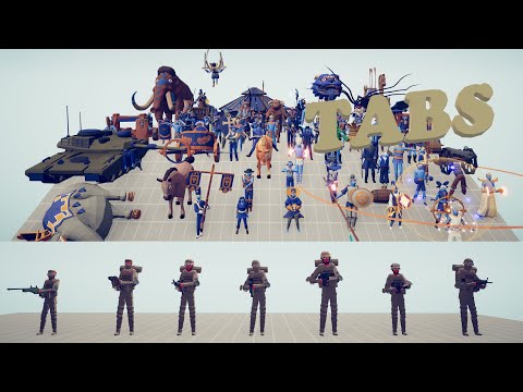 MODERN SOLDIERS VS EVERY FACTIONS - TABS