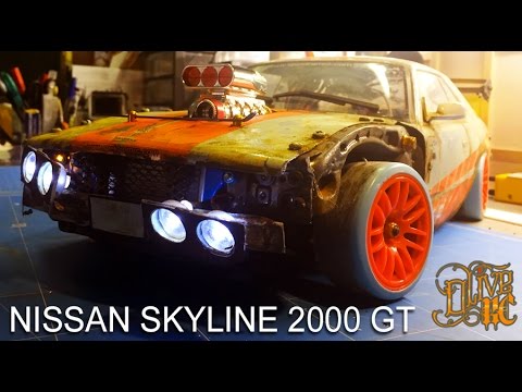 RC DRIFT CAR - NISSAN SKYLINE 2000 GT