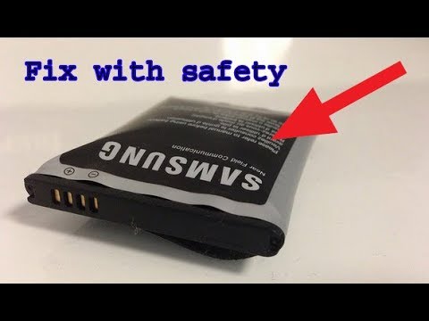 Top trick 2019, fix swollen phone battery, new diy idea Video
