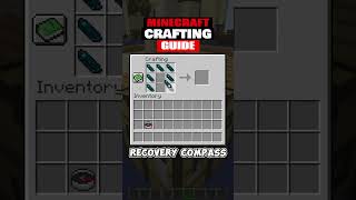 How To Craft A Recovery Compass In Minecraft 1.20 #minecraft #minecraftshorts #minecraftrecipes