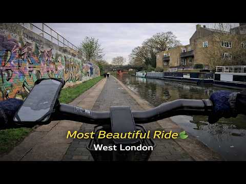The Most Beautiful Bike Route in West London? 🌿 | 4K Cycling POV