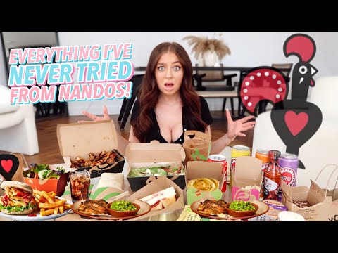 Trying EVERYTHING I’ve NEVER Tried From NANDO’S!