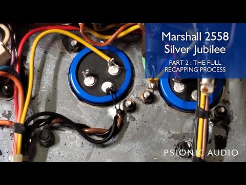 Marshall 2558 Silver Jubilee Part 2 : The Full Recapping Process