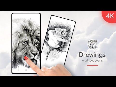 Drawing Wallpapers in 4K Video